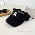 Golf Embroidery Visor Hat For Women Custom logo sun visor Sublimation Visor Beach hat Supplier